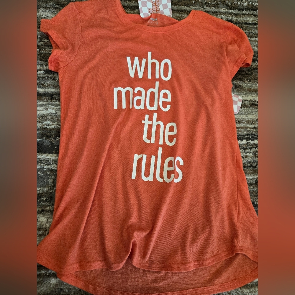 Reebok Orange Short Sleeve Tee